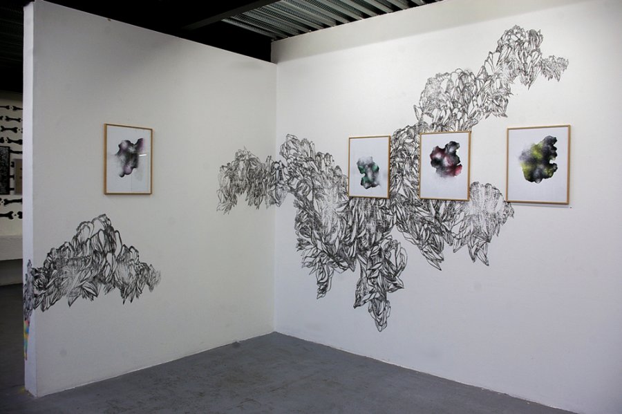 Hybrides et wall drawing