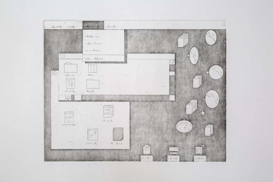 Exposition de Johann Bertrand D'Hy à l'Abbaye de Saint-Florent-Le-Vieil (49)