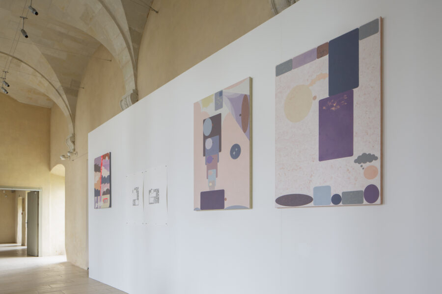 Exposition de Johann Bertrand D'Hy à l'Abbaye de Saint-Florent-Le-Vieil (49)